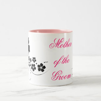 Tasse 2 Couleurs Mère du noir de rose de marié