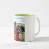 Tasse 2 Couleurs Mère et bébé kenyane au Kenya (Devant droit)