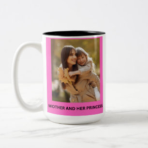 TASSE 2 COULEURS MÈRE ET SA PRINCESSE