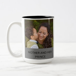 TASSE 2 COULEURS MÈRE ET SON PRINCE