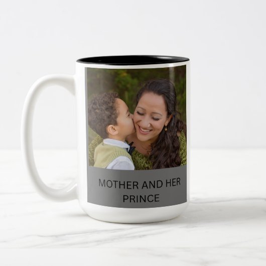 TASSE 2 COULEURS MÈRE ET SON PRINCE (Gauche)