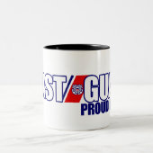 Tasse 2 Couleurs Mère fière de la garde côtière (Centre)