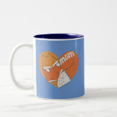 Tasse 2 Couleurs Mère Fox et bébé Fox amour (Gauche)