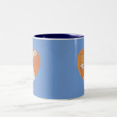 Tasse 2 Couleurs Mère Fox et bébé Fox amour (Centre)