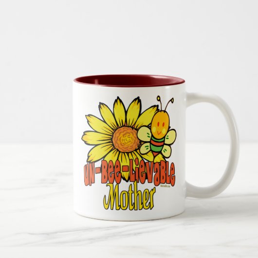 Tasse 2 Couleurs Mère incroyable (Droit)
