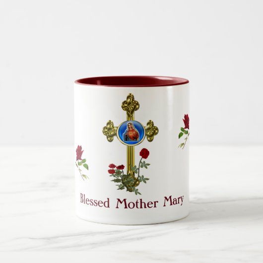 Tasse 2 Couleurs Mère MAry (Centre)