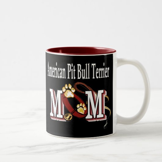 TASSE 2 COULEURS MÈRE TERRIER AMÉRICAINE (Droit)