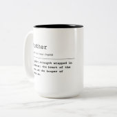 Tasse 2 Couleurs Mère - Une Force Tranquille (Devant gauche)