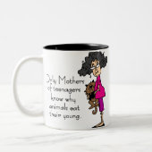 Tasse 2 Couleurs Mères des adolescents (Gauche)