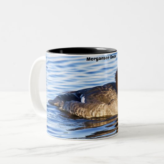 Tasse 2 Couleurs Merganser Duck (Devant gauche)