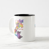 Tasse 2 Couleurs Mermaid Sparkles (Devant gauche)