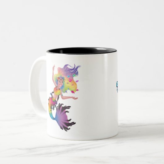 Tasse 2 Couleurs Mermaid Sparkles (Devant gauche)