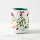 Tasse 2 Couleurs Merry Christmas (Centre)
