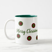 Tasse 2 Couleurs Merry Christmas (Gauche)