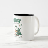 Tasse 2 Couleurs merry christmas (Devant droit)