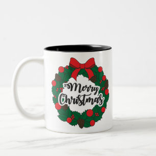 Tasse 2 Couleurs Merry christmas