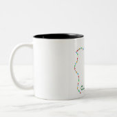 Tasse 2 Couleurs Merry Clawsmas (Gauche)