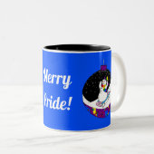Tasse 2 Couleurs Merry Pride Snowman (Devant droit)