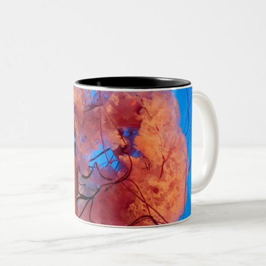 Tasse 2 Couleurs Merveilleuse méduse (Devant droit)