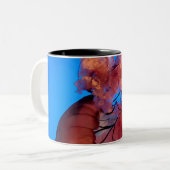Tasse 2 Couleurs Merveilleuse méduse (Devant gauche)