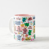 Tasse 2 Couleurs Mes Affirmations quotidiennes (Devant gauche)
