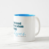 Tasse 2 Couleurs Mes amours d'âme (Devant droit)