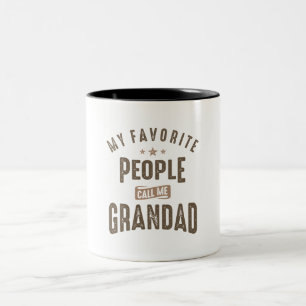 Tasse 2 Couleurs Mes Gens Préférés M'Appelent Grand-Père