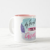 Tasse 2 Couleurs Mes personnes préférées m'appellent tante (Devant gauche)