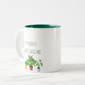 Tasse 2 Couleurs mes plantes me comprennent (Devant gauche)