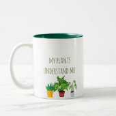 Tasse 2 Couleurs mes plantes me comprennent (Gauche)