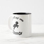 Tasse 2 Couleurs mes propres cascades (Devant gauche)