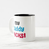 Tasse 2 Couleurs Mes roches de papa (Devant gauche)