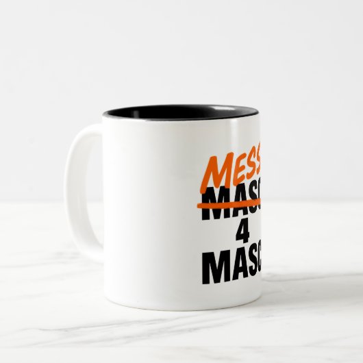 Tasse 2 Couleurs Mess 4 Masc (Devant gauche)