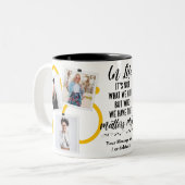 Tasse 2 Couleurs Message positif pour Best Friends 6 Photos (Devant gauche)
