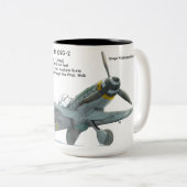 Tasse 2 Couleurs Messerschmitt Bf 109G-2 (Devant droit)