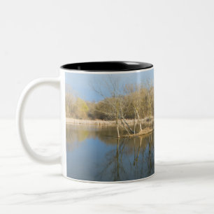 Tasse 2 Couleurs Métaux roseaux et arbres dans l'ouest de Saint Pau
