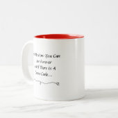 Tasse 2 Couleurs "Mets le complet costume d'armure" (Devant gauche)