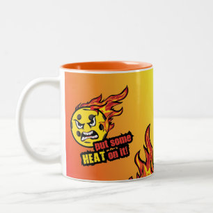 Tasse 2 Couleurs Mettez De La Chaleur Sur Le Pickleball