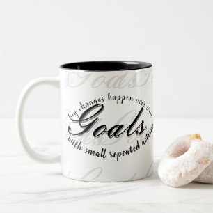 Tasse 2 Couleurs Mettre l'accent sur l'objectif