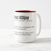 Tasse 2 Couleurs Meurtre féministe (Devant droit)