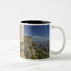 Tasse 2 Couleurs Mexique, Chihuahua, Canyon du cuivre. Afficher dep