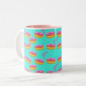 Tasse 2 Couleurs Miam, Donuts (Devant gauche)