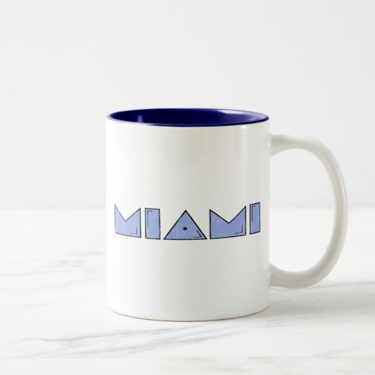 Tasse 2 Couleurs Miami (Droit)