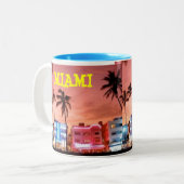 Tasse 2 Couleurs Miami Beach (Devant gauche)