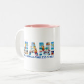 Tasse 2 Couleurs Miami Endless Summer Style Intemporel (Devant gauche)