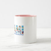 Tasse 2 Couleurs Miami Endless Summer Style Intemporel (Centre)
