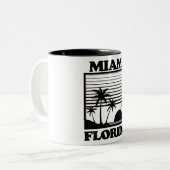 Tasse 2 Couleurs Miami, Floride (Devant gauche)
