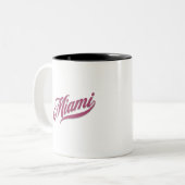 Tasse 2 Couleurs Miami Floride (Devant gauche)