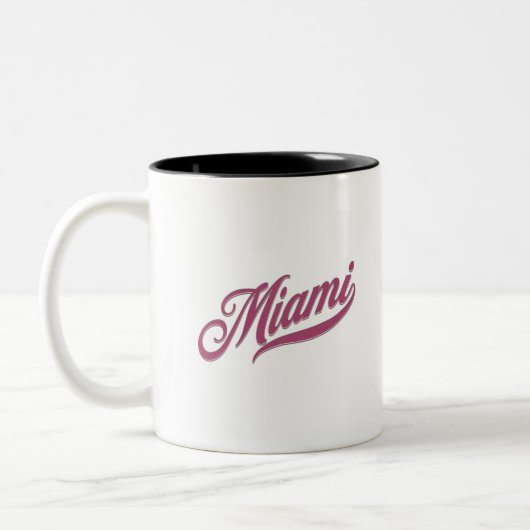 Tasse 2 Couleurs Miami Floride (Gauche)