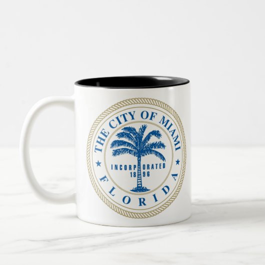 Tasse 2 Couleurs Miami Floride (Gauche)